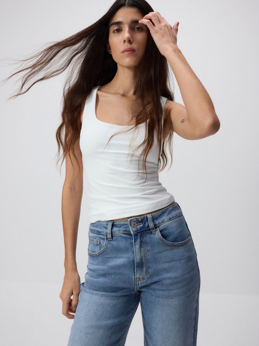 Plain top - white - RESERVED - 2