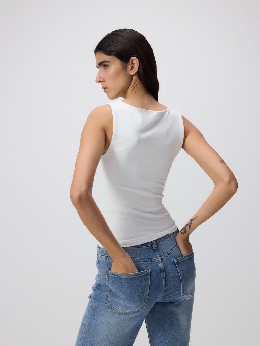 Plain top - white - RESERVED - 5