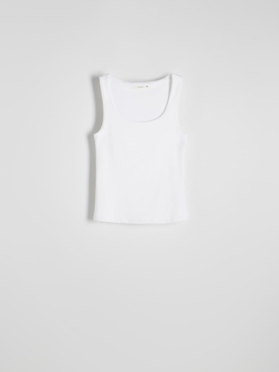 Plain top - white - RESERVED - 6