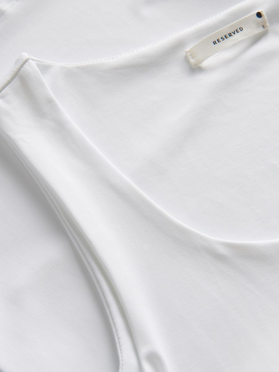 Plain top - white - RESERVED - 7