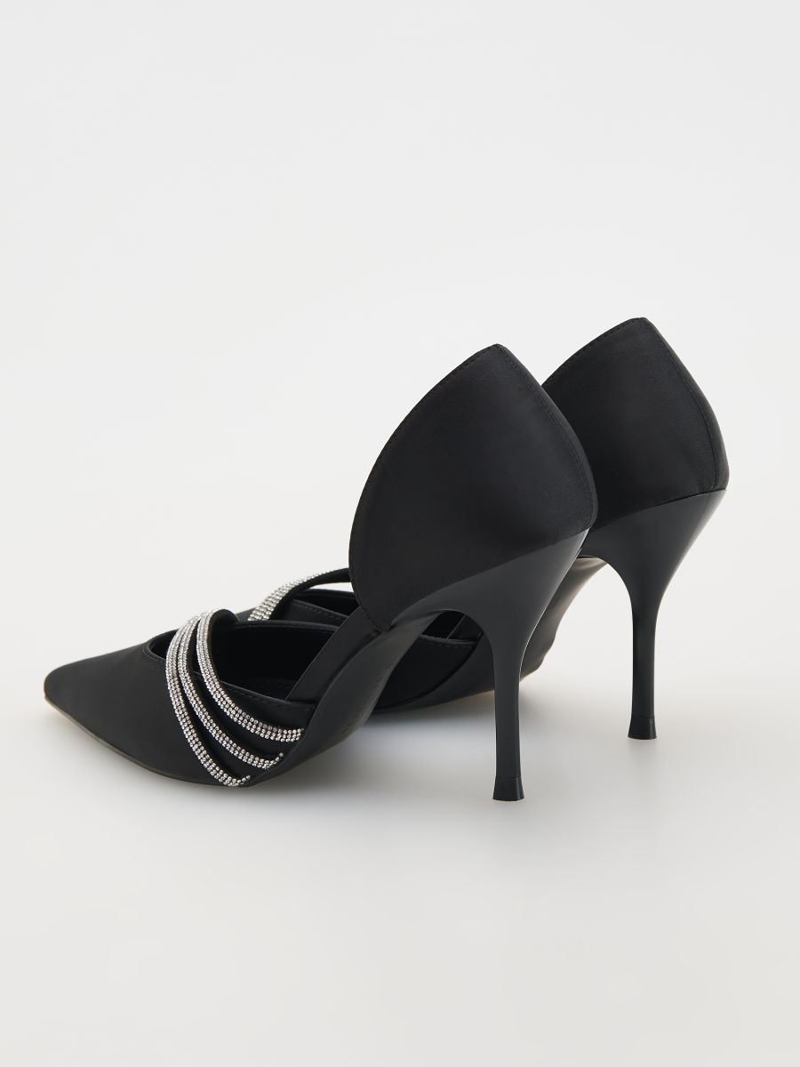 Décolleté con cinturini decorative - nero - RESERVED - 3