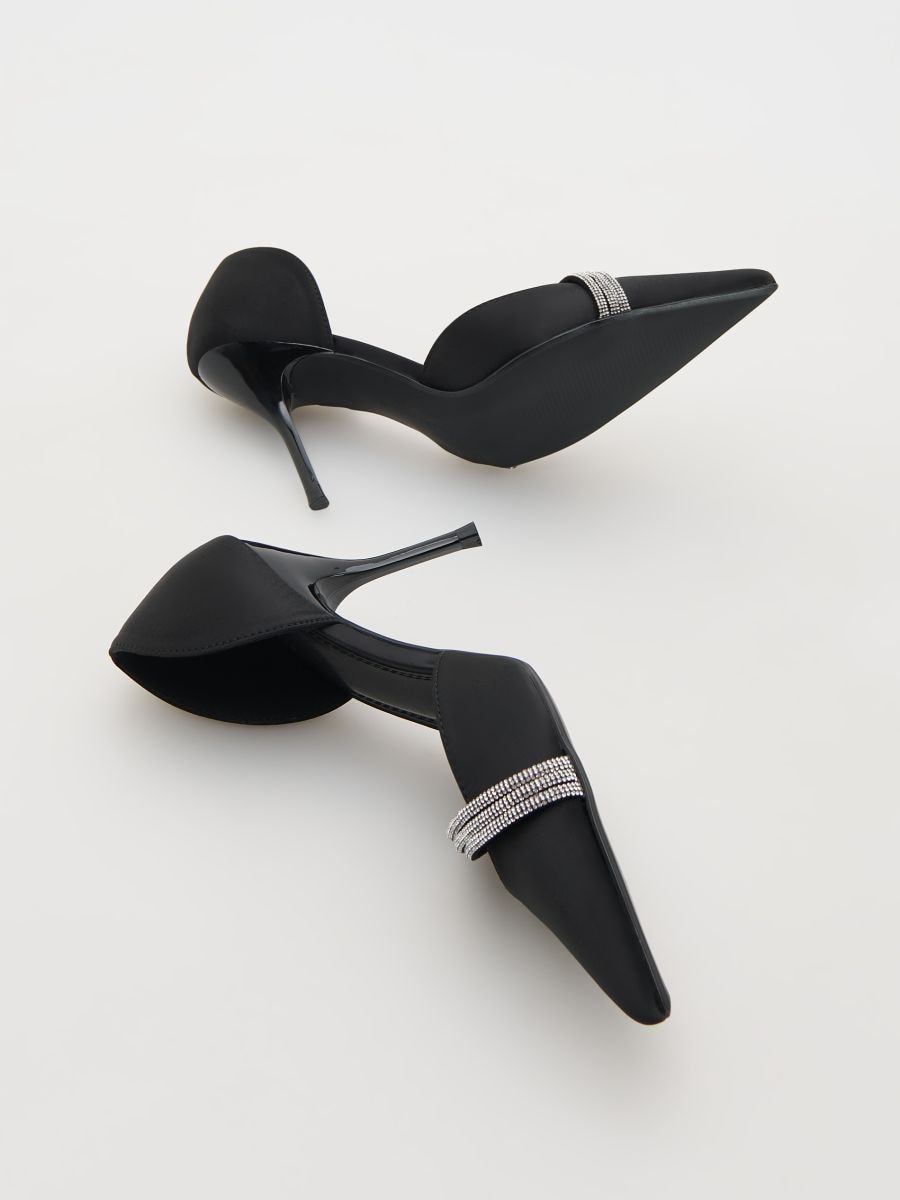 Décolleté con cinturini decorative - nero - RESERVED - 4