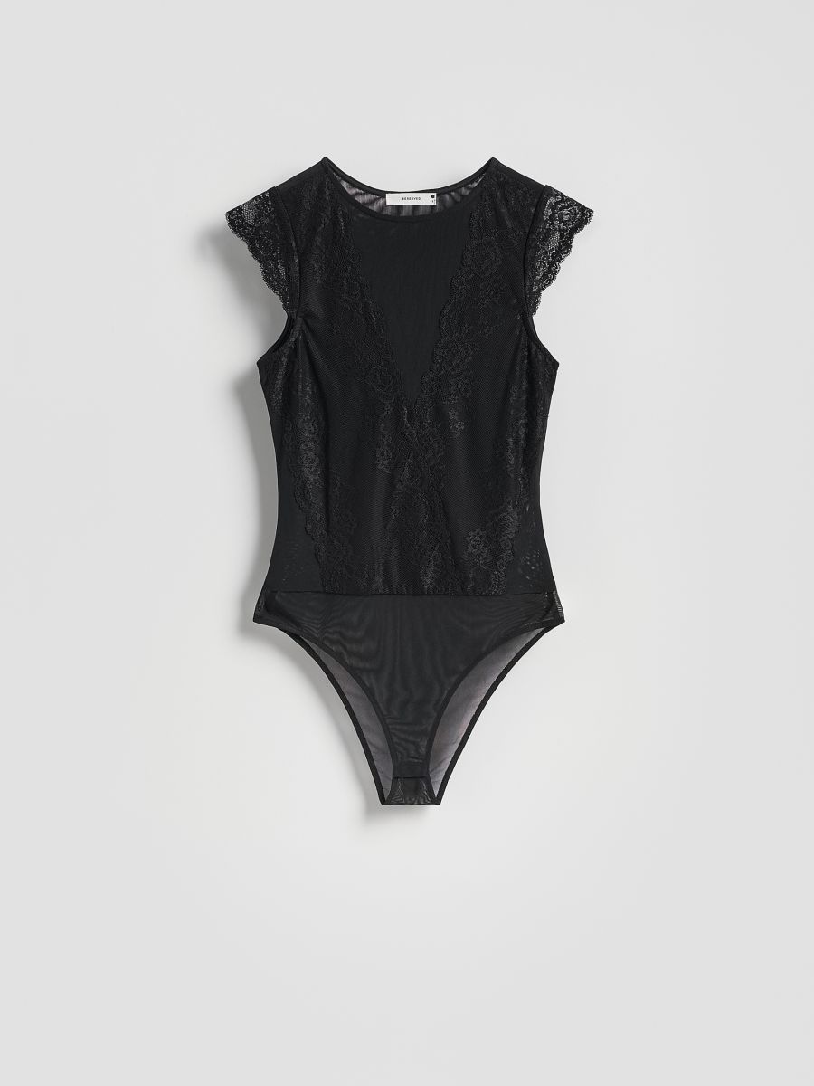 LADIES` BLOUSE BODY - μαυρο - RESERVED