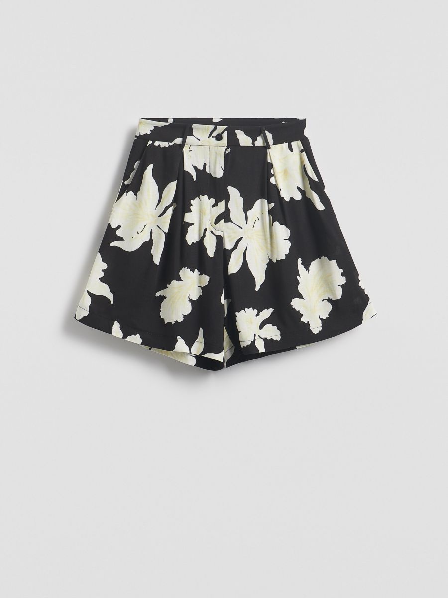 Viscose rich shorts - multicolor - RESERVED - 2