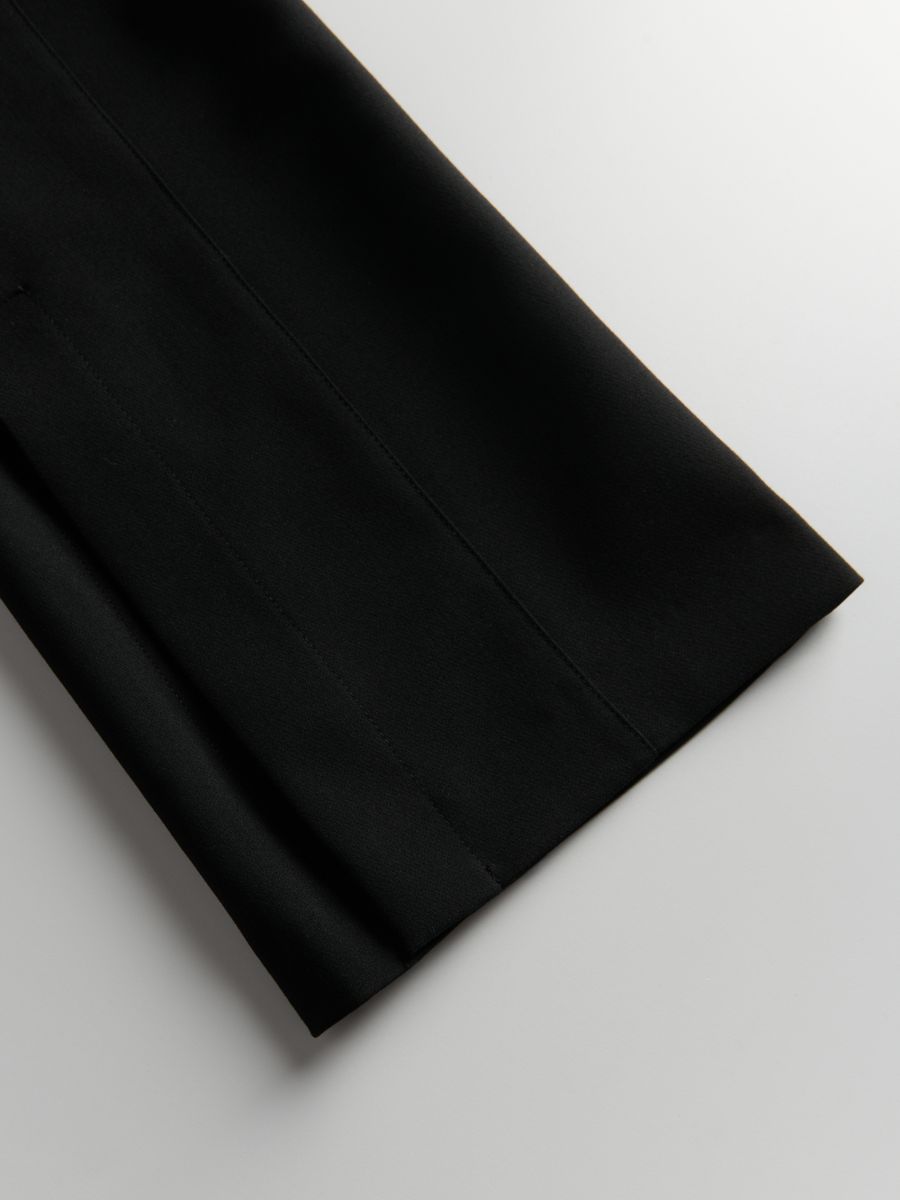 Flare trousers with stitching - black - RESERVED - 5