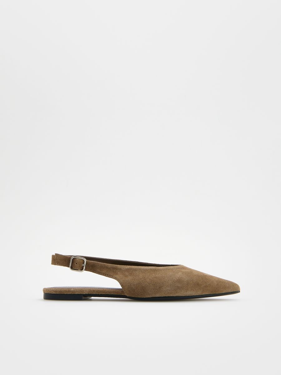 LADIES` BALLERINAS - beige - RESERVED - 2