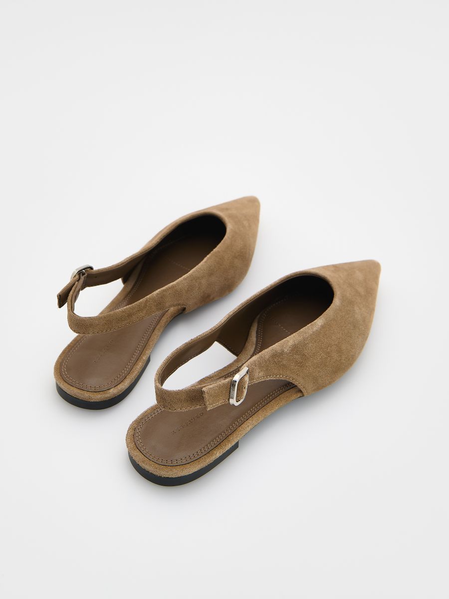 LADIES` BALLERINAS - beige - RESERVED - 3