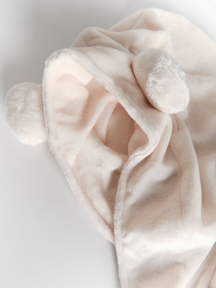 Hooded robe - cream - RESERVED - 7