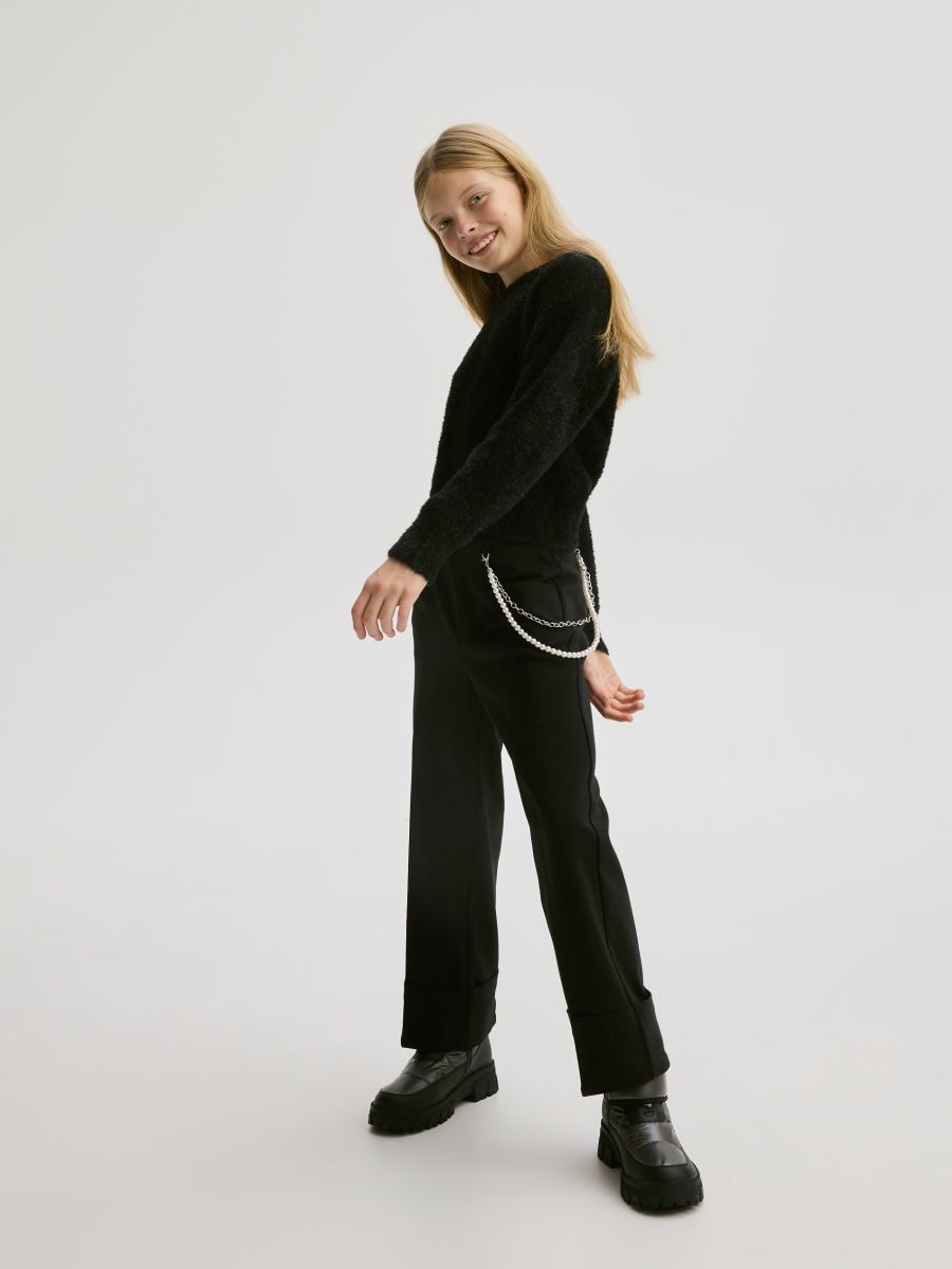 Shiny thread jumper - black - RESERVED - 3