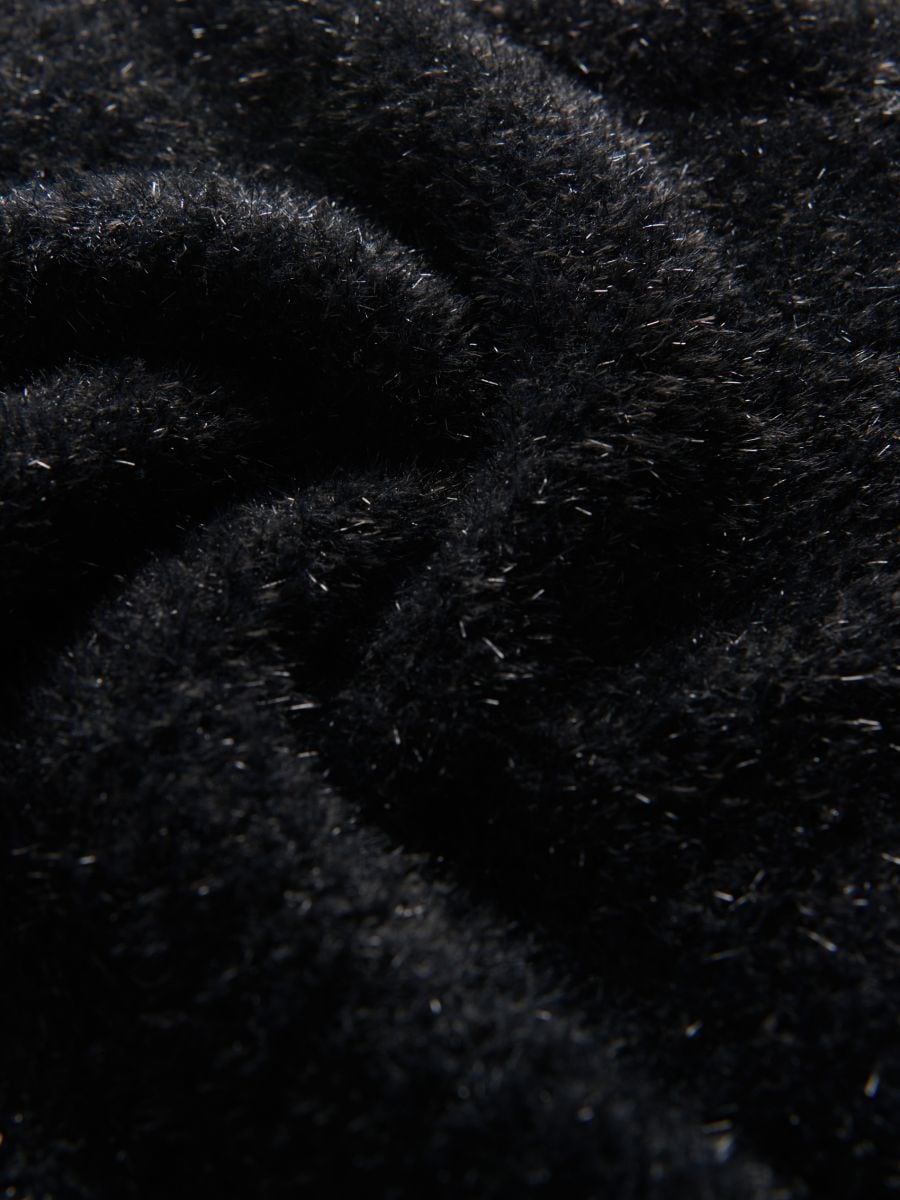 Shiny thread jumper - black - RESERVED - 5