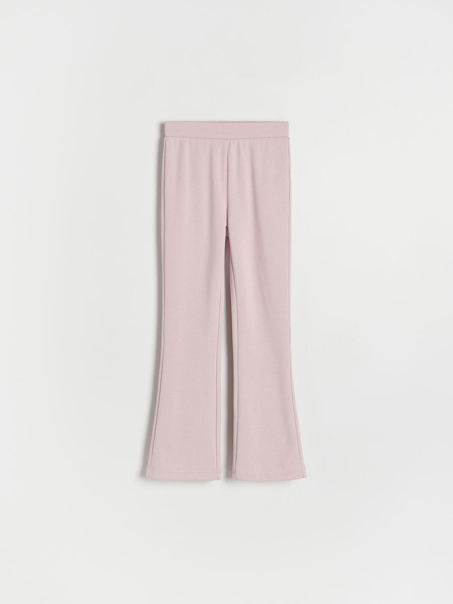 Insulated flare trousers - pastel pink - RESERVED - 2