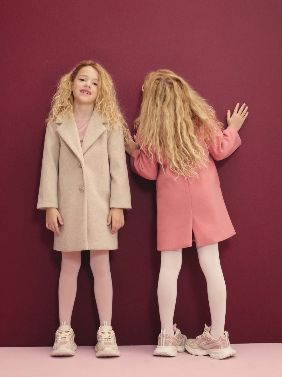 Plain coat - beige - RESERVED - 9