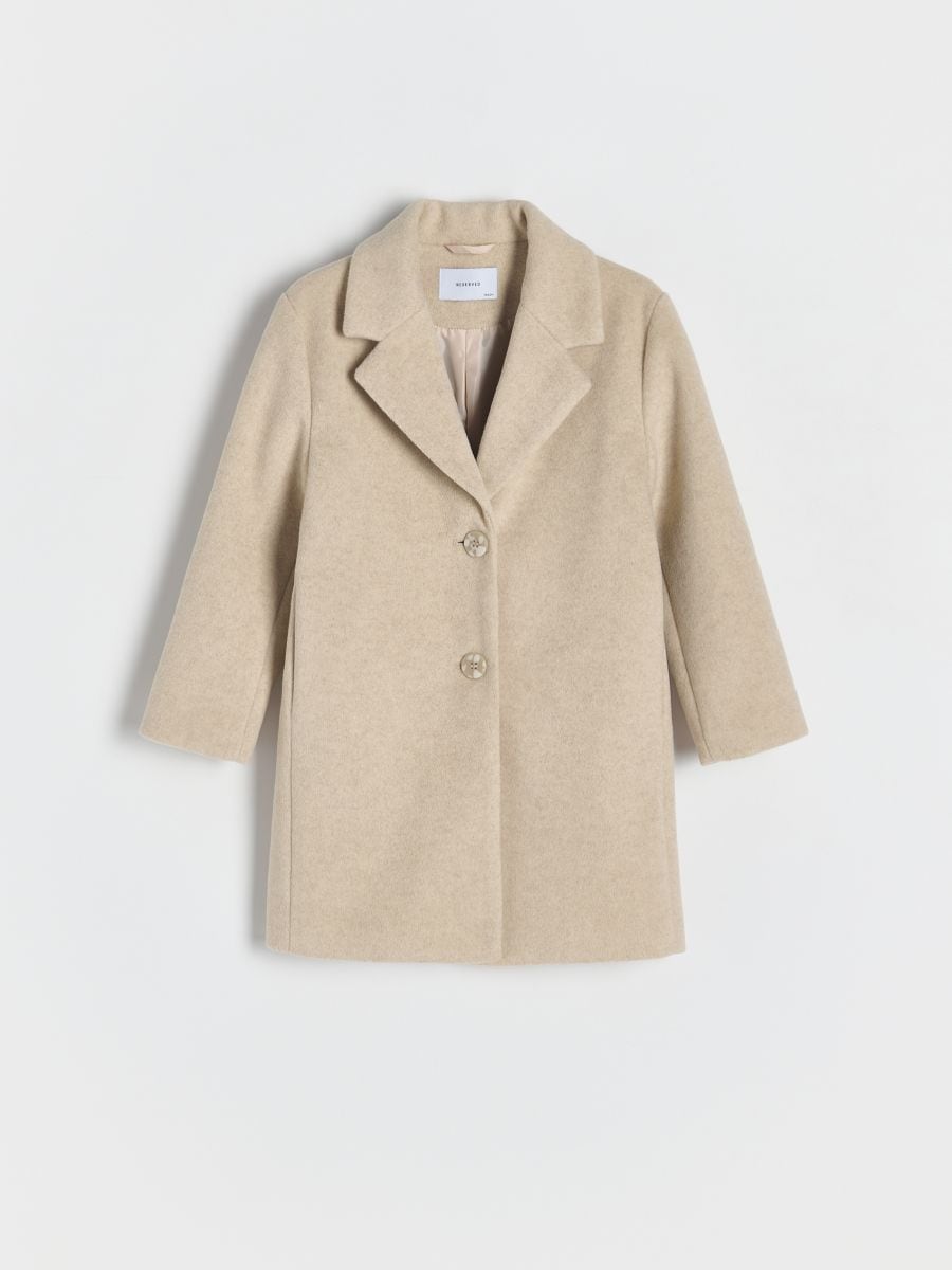 Plain coat - beige - RESERVED - 2