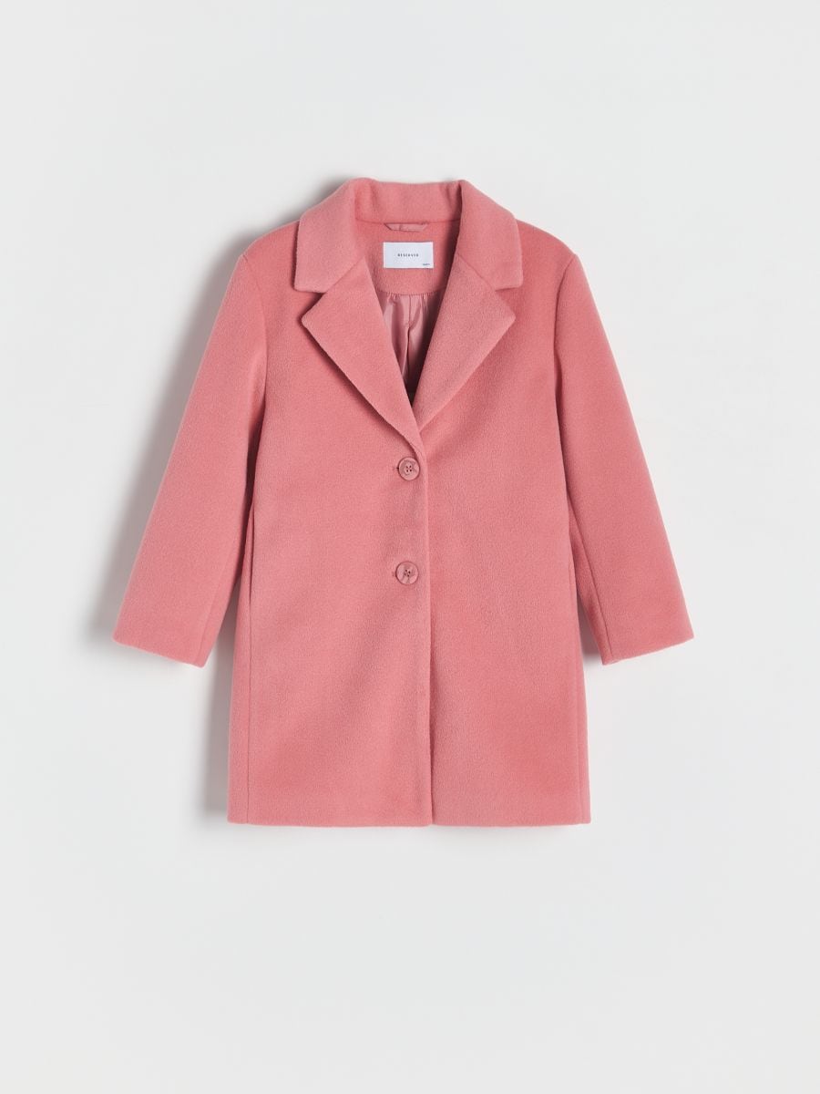 Plain coat - coral - RESERVED - 2