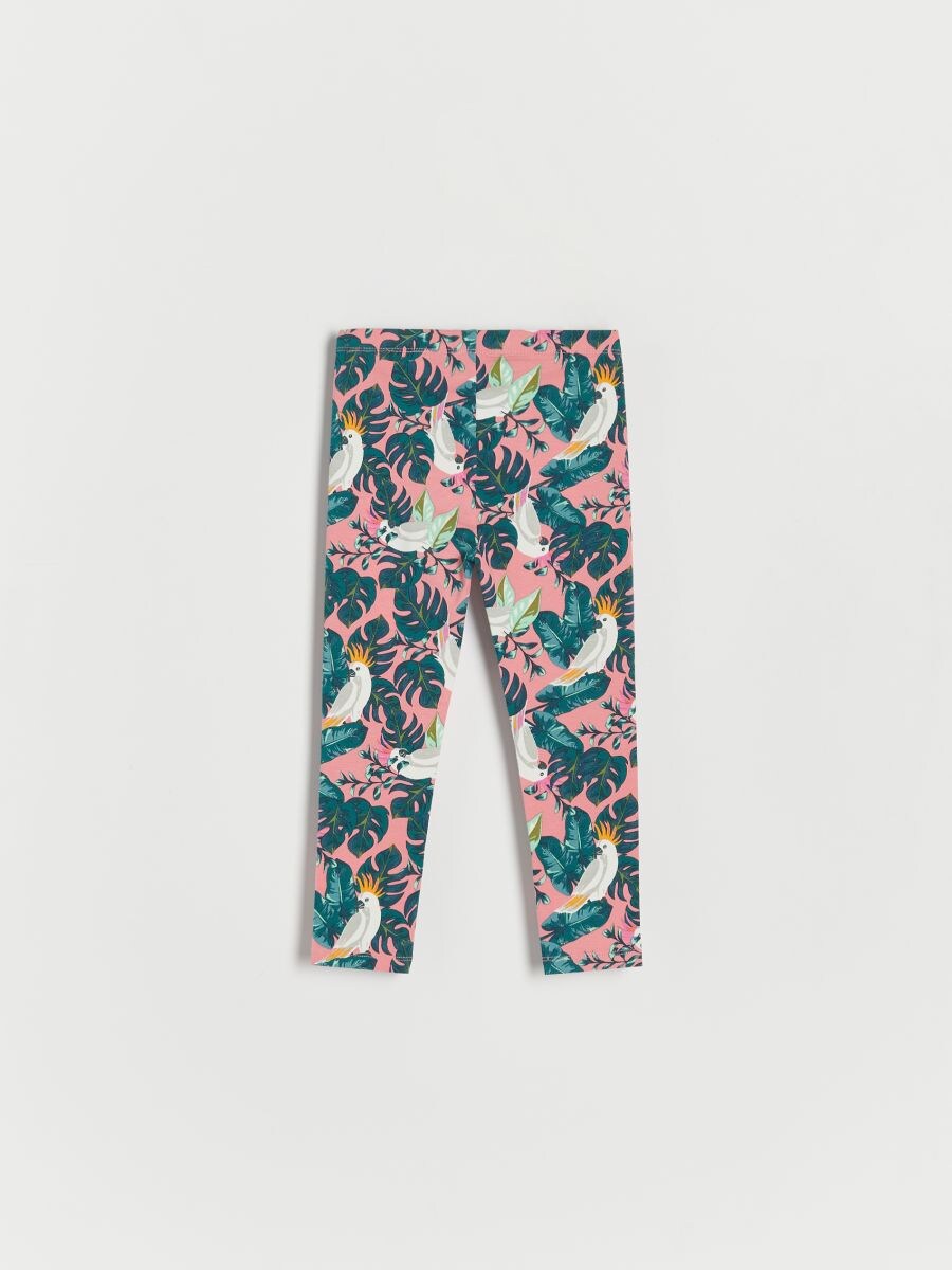 Legging en coton majoritaire à motifs - Multicolore - RESERVED - 2