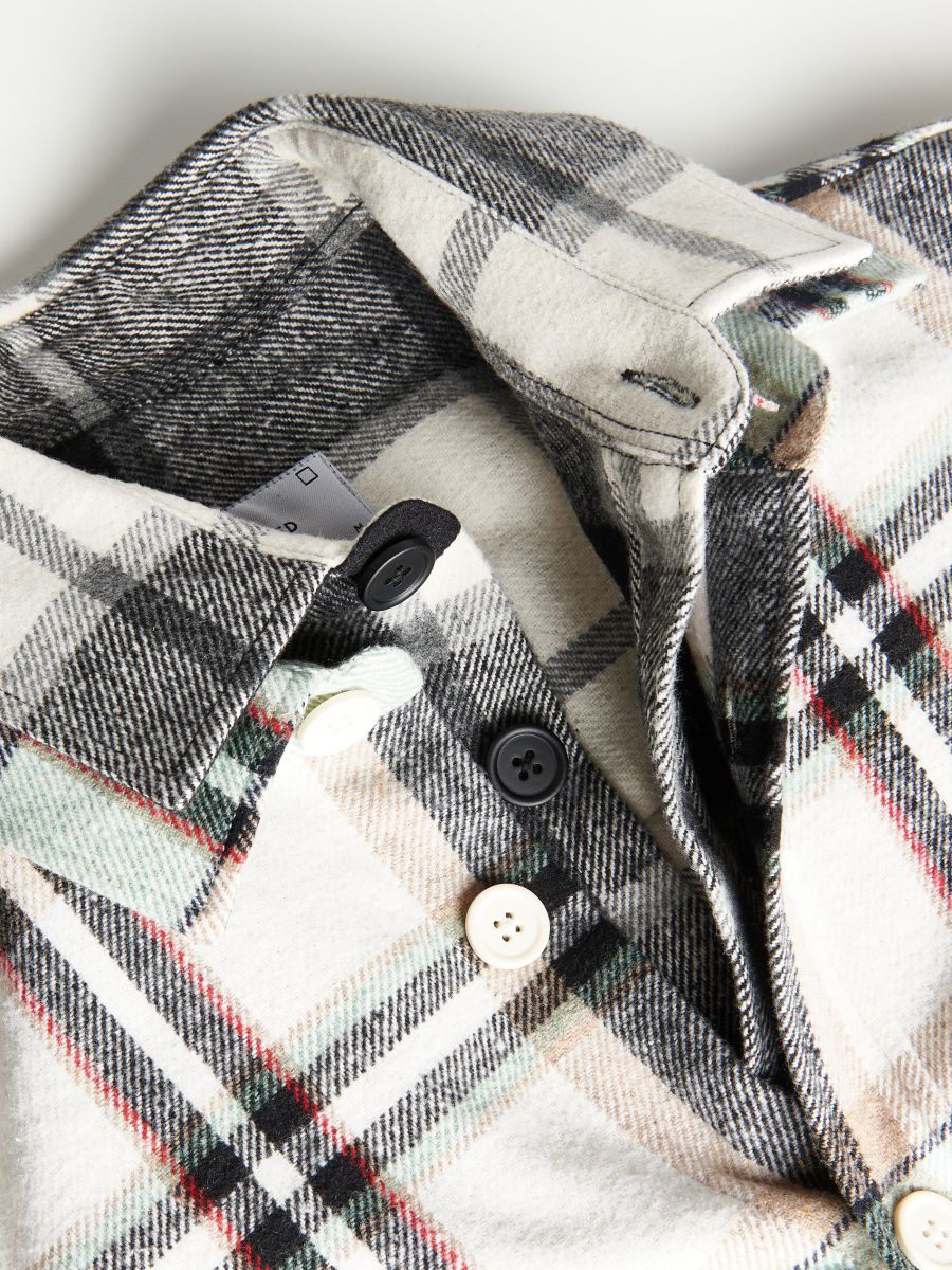 Check shacket - black - RESERVED - 6
