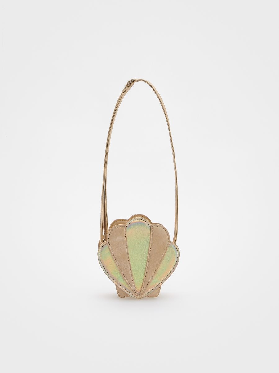Seashell-shaped bag - nude - RESERVED