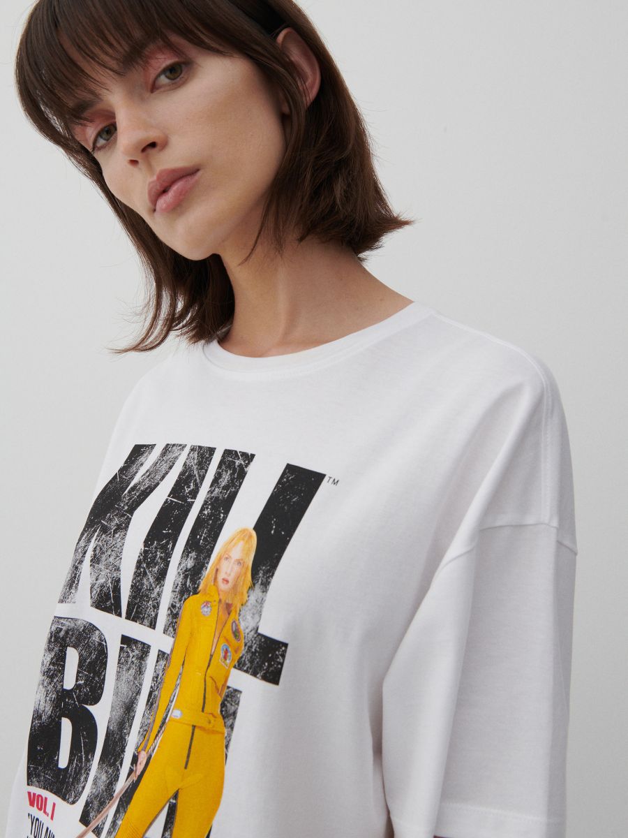 Kill Bill print T-shirt - white - RESERVED - 3