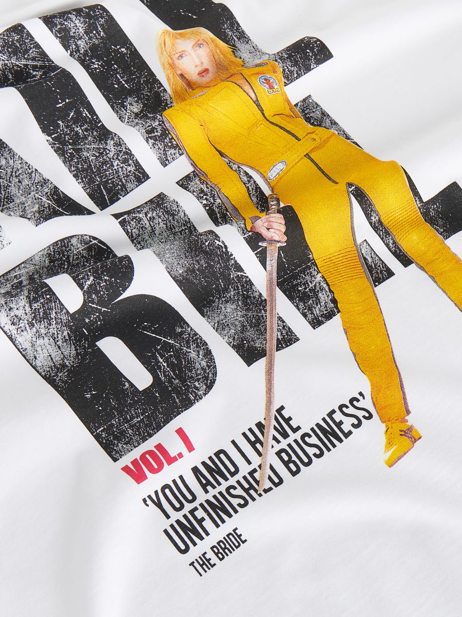 Kill Bill print T-shirt - white - RESERVED - 2