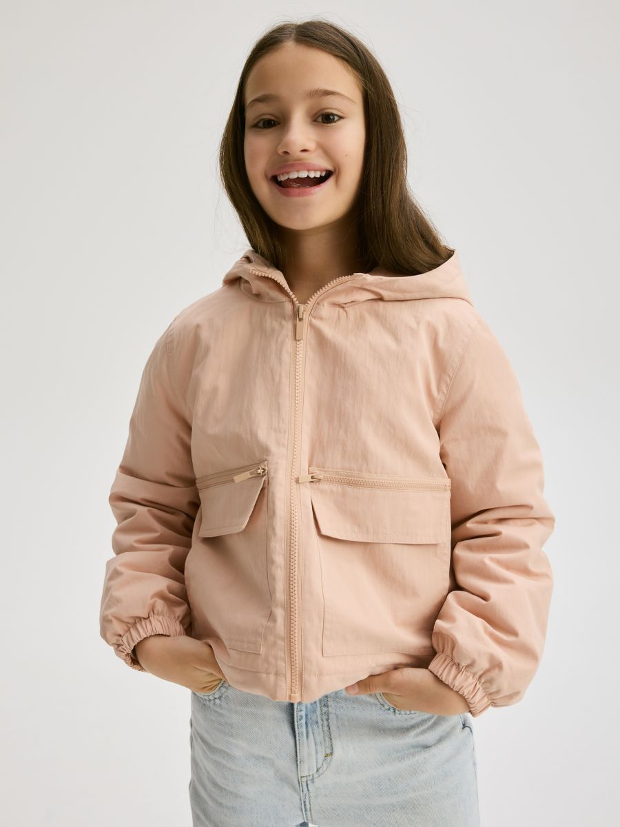 GIRLS` OUTER JACKET - mandarine - RESERVED