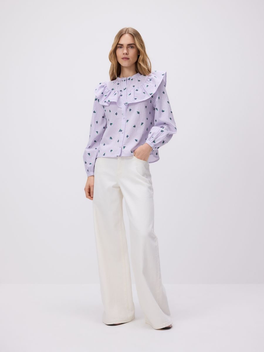 Gemusterte Bluse - bunt - RESERVED - 2