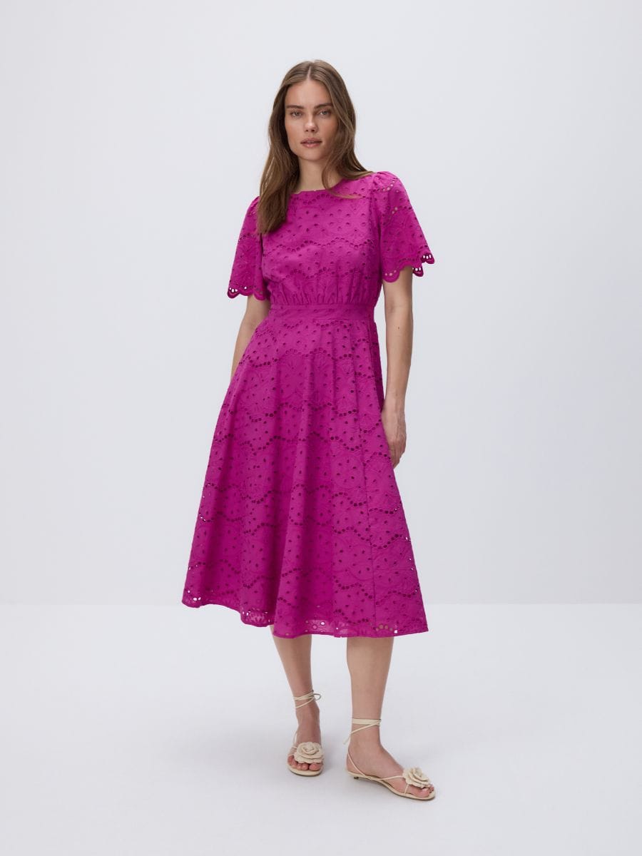 LADIES` DRESS - roz-fuchsia - RESERVED