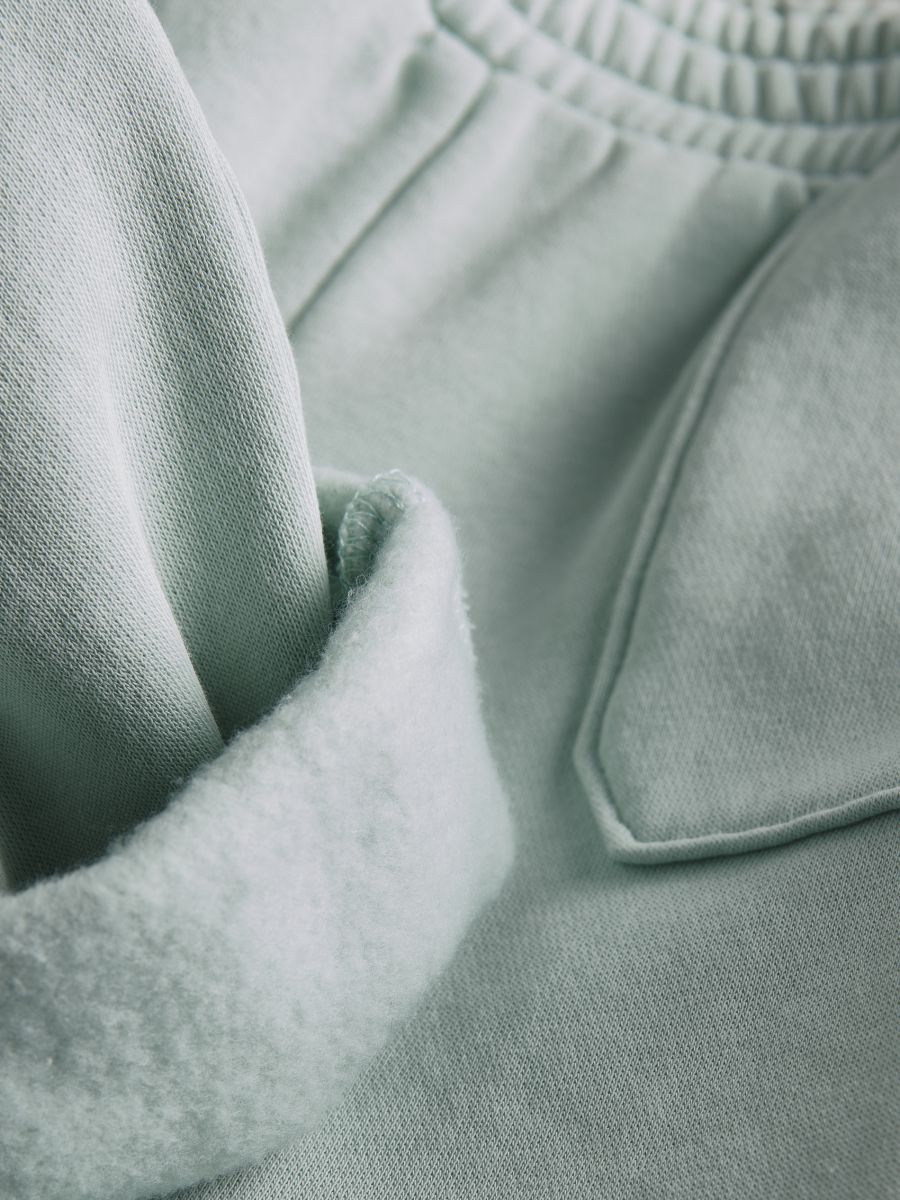 Jogger tracksuit bottoms - pale turquoise - RESERVED - 5