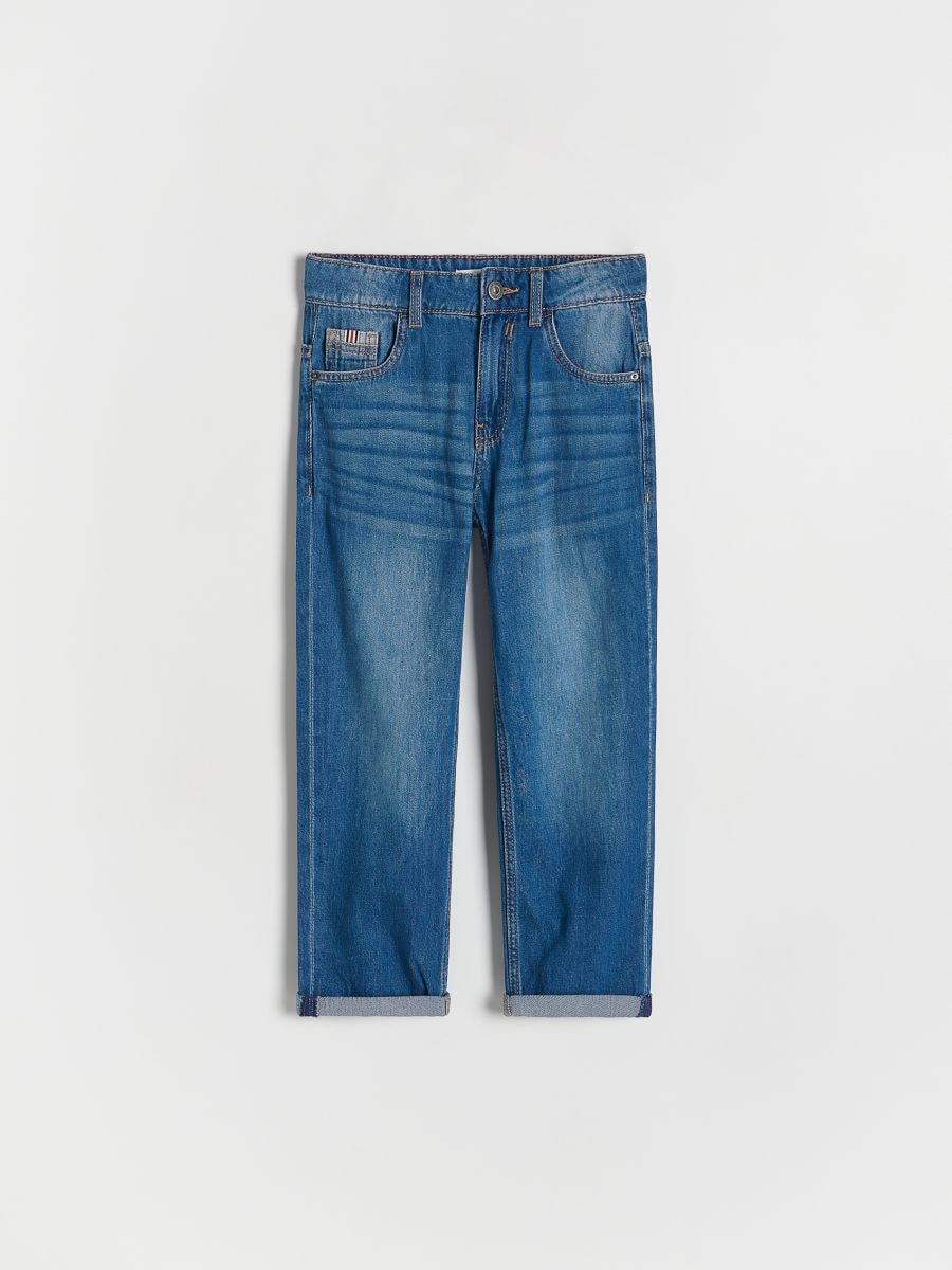 Regular cotton jeans - blue jeans - RESERVED