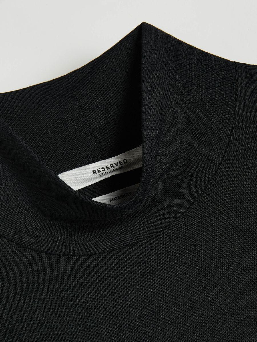 Pull à col roulé classique - Noir - RESERVED - 6