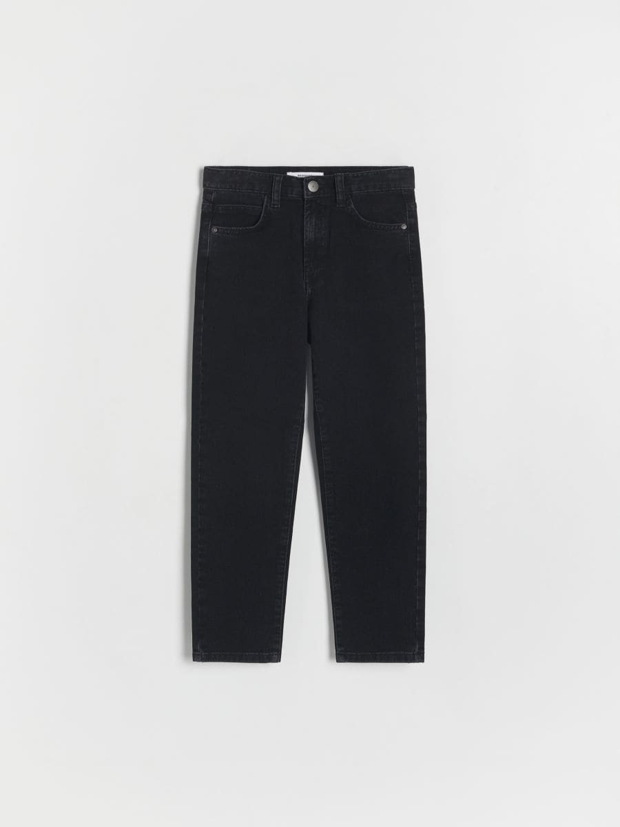 Classic denim straight broek - zwart - RESERVED