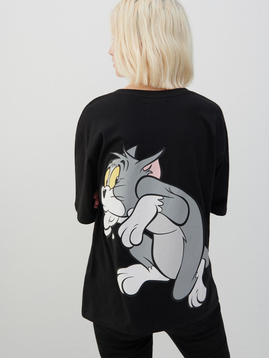 T-Shirt Tom & Jerry Farbe schwarz - RESERVED - 5132B-99X