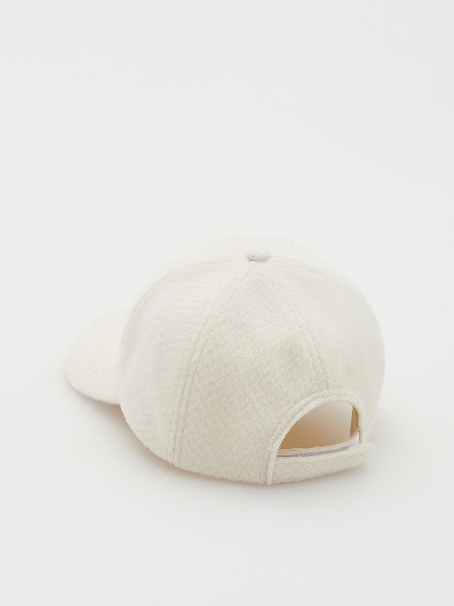 Wool blend cap - cream - RESERVED - 2