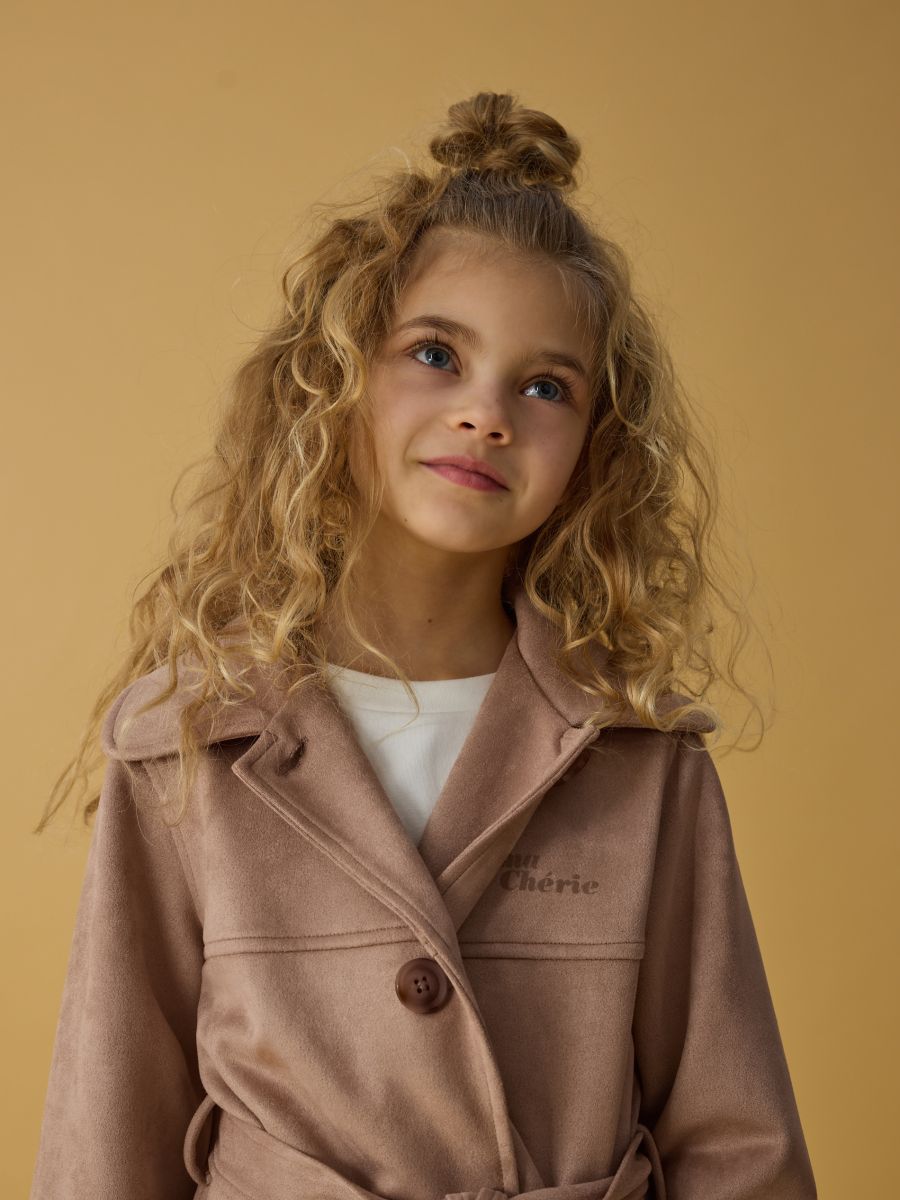 Manteau en daim synthétique - Beige - RESERVED - 5
