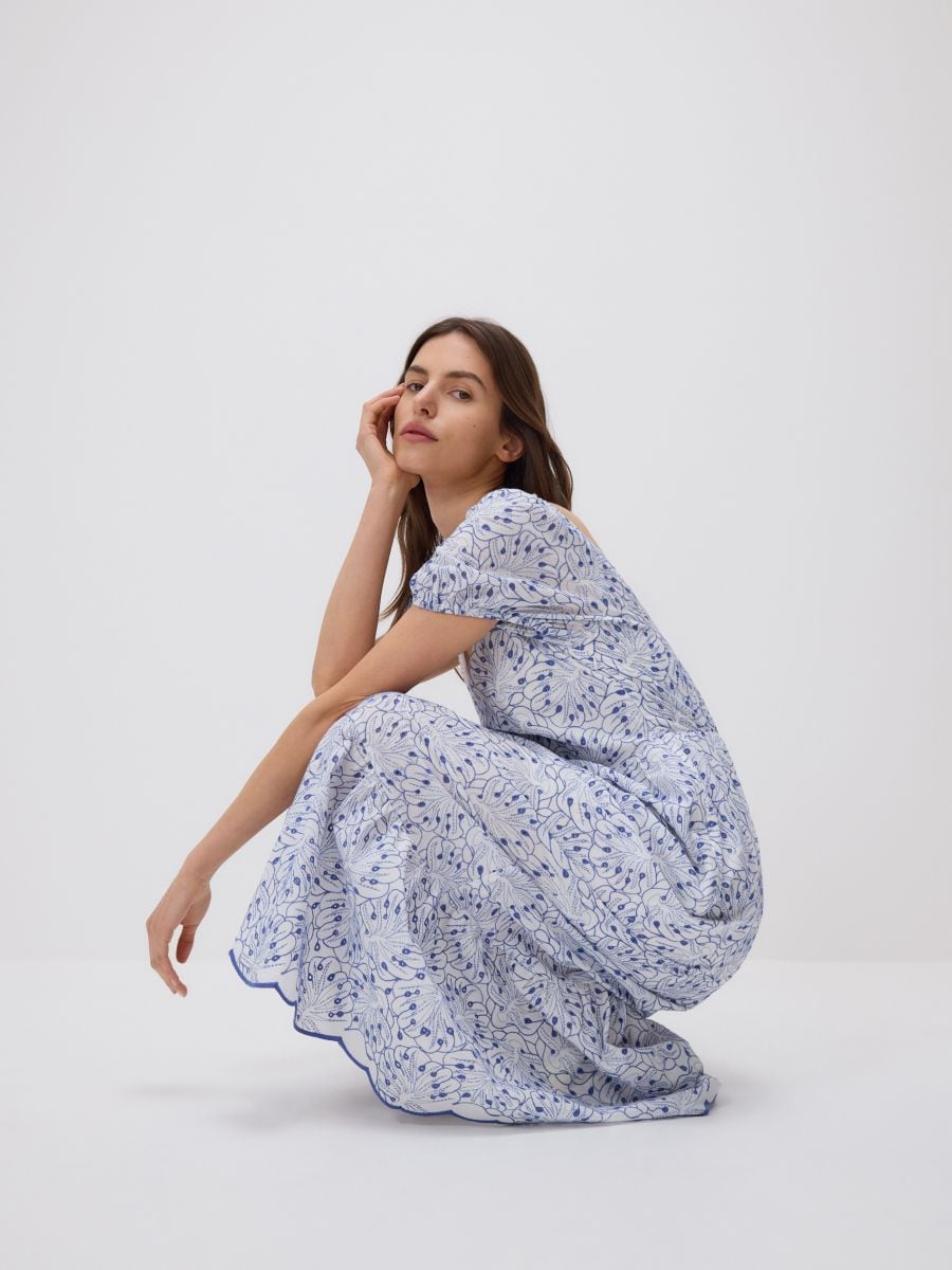 Patterned maxi dress - multicolor - RESERVED - 2