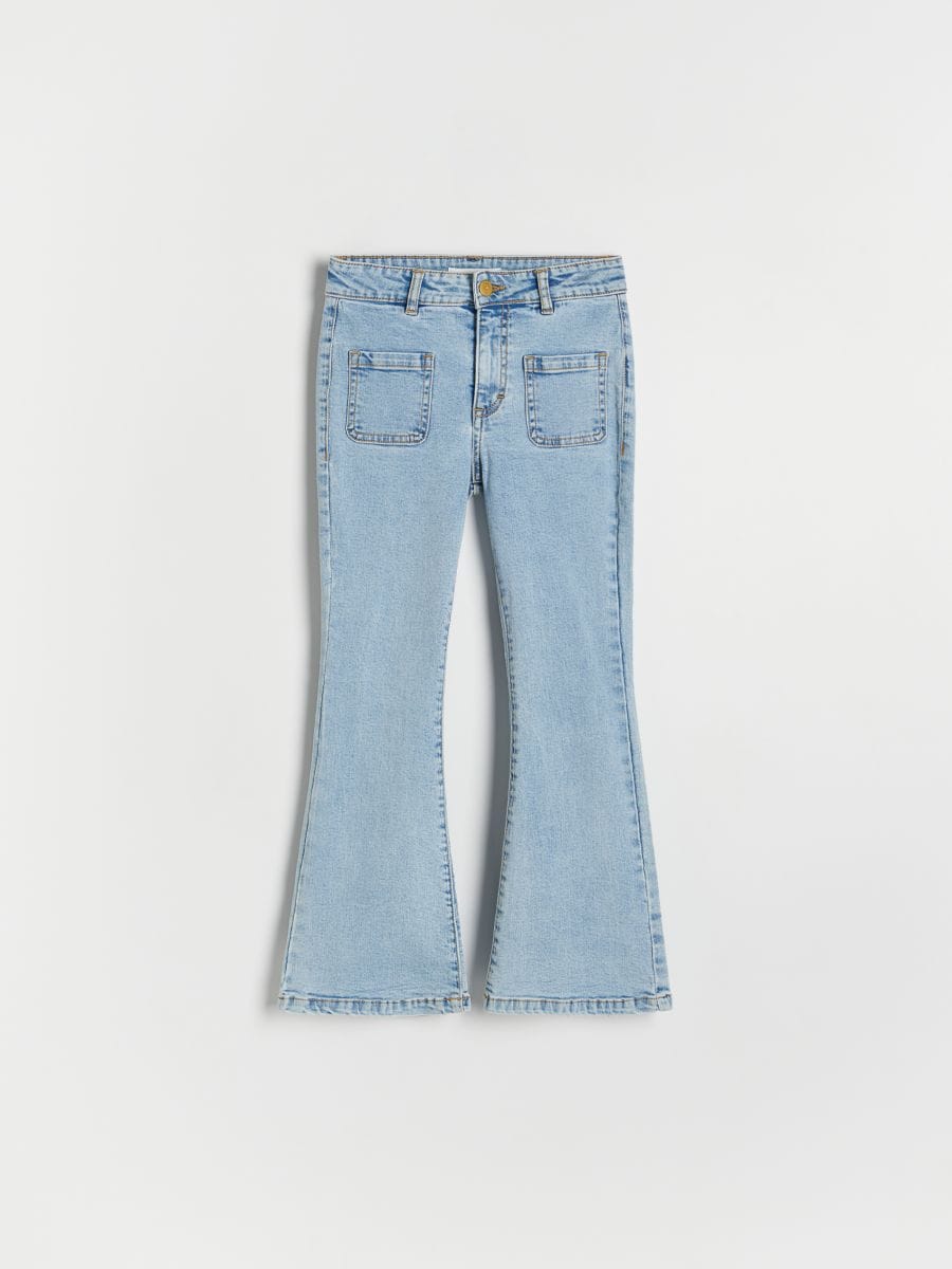 GIRLS` JEANS TROUSERS - plava - RESERVED