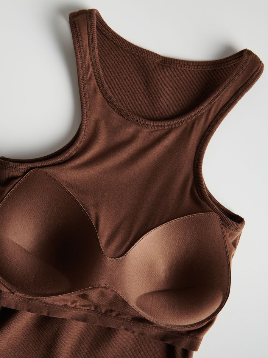 LADIES` TOP - brown - RESERVED - 4