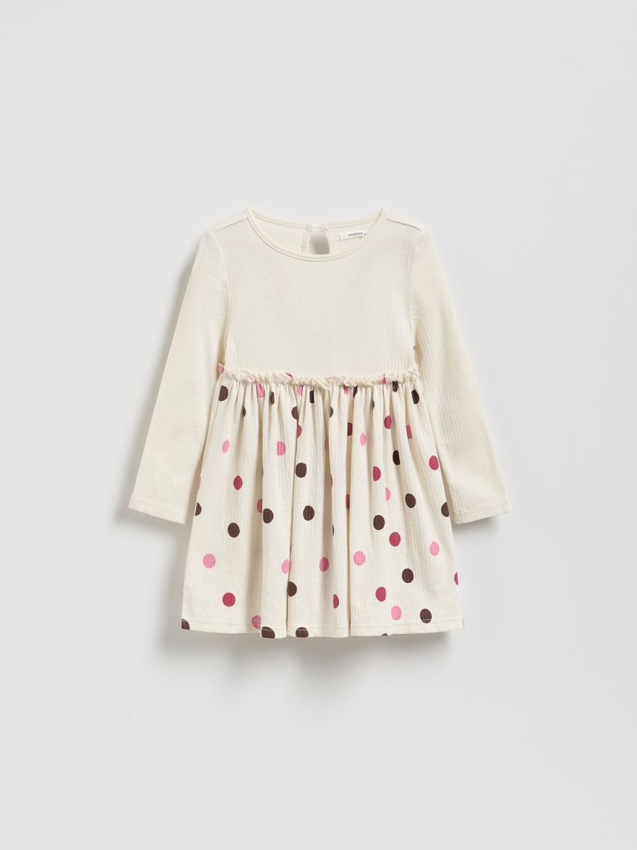 Jersey dress - nude - RESERVED