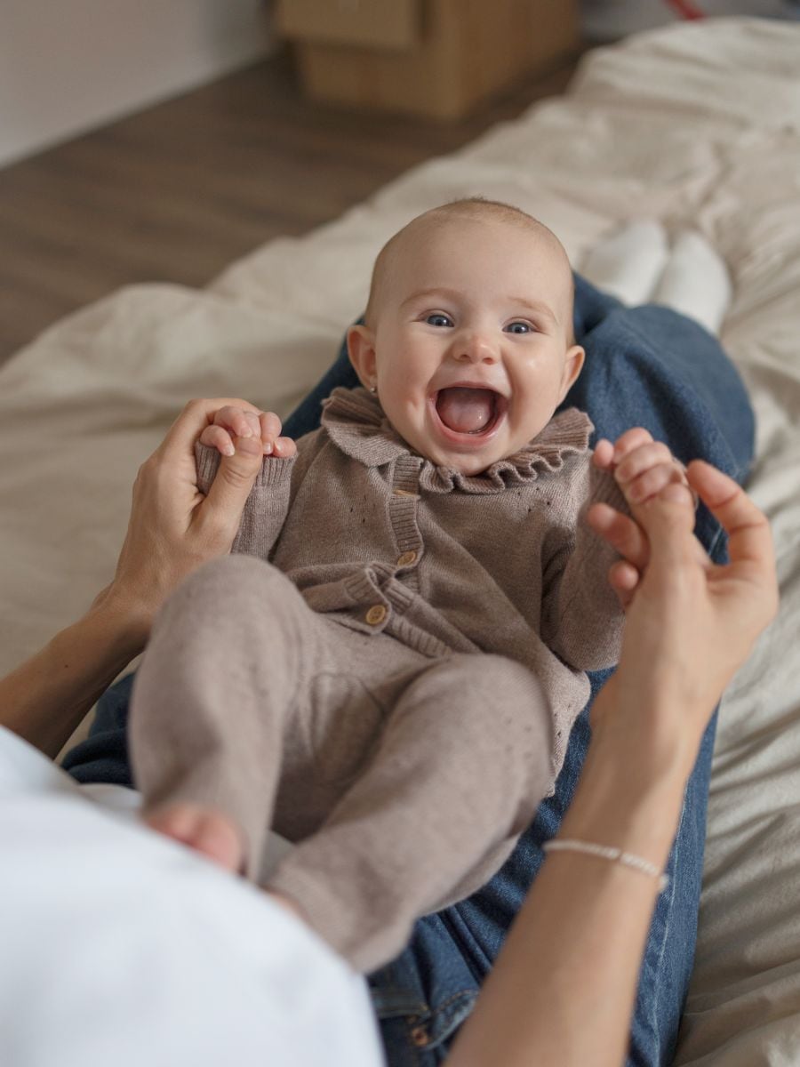 Pleten komplet z volančkom - lila - RESERVED