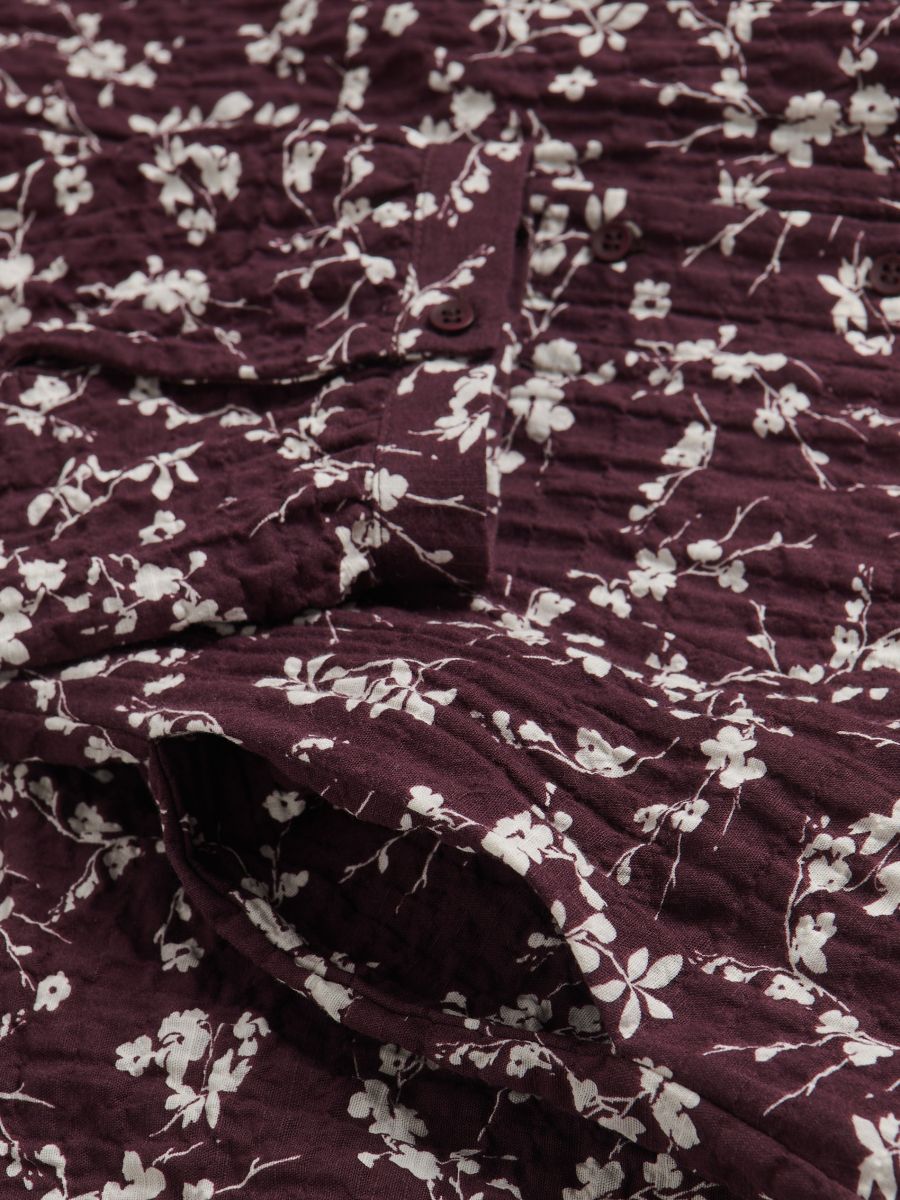 Midi-robe - bordeaux - RESERVED - 7