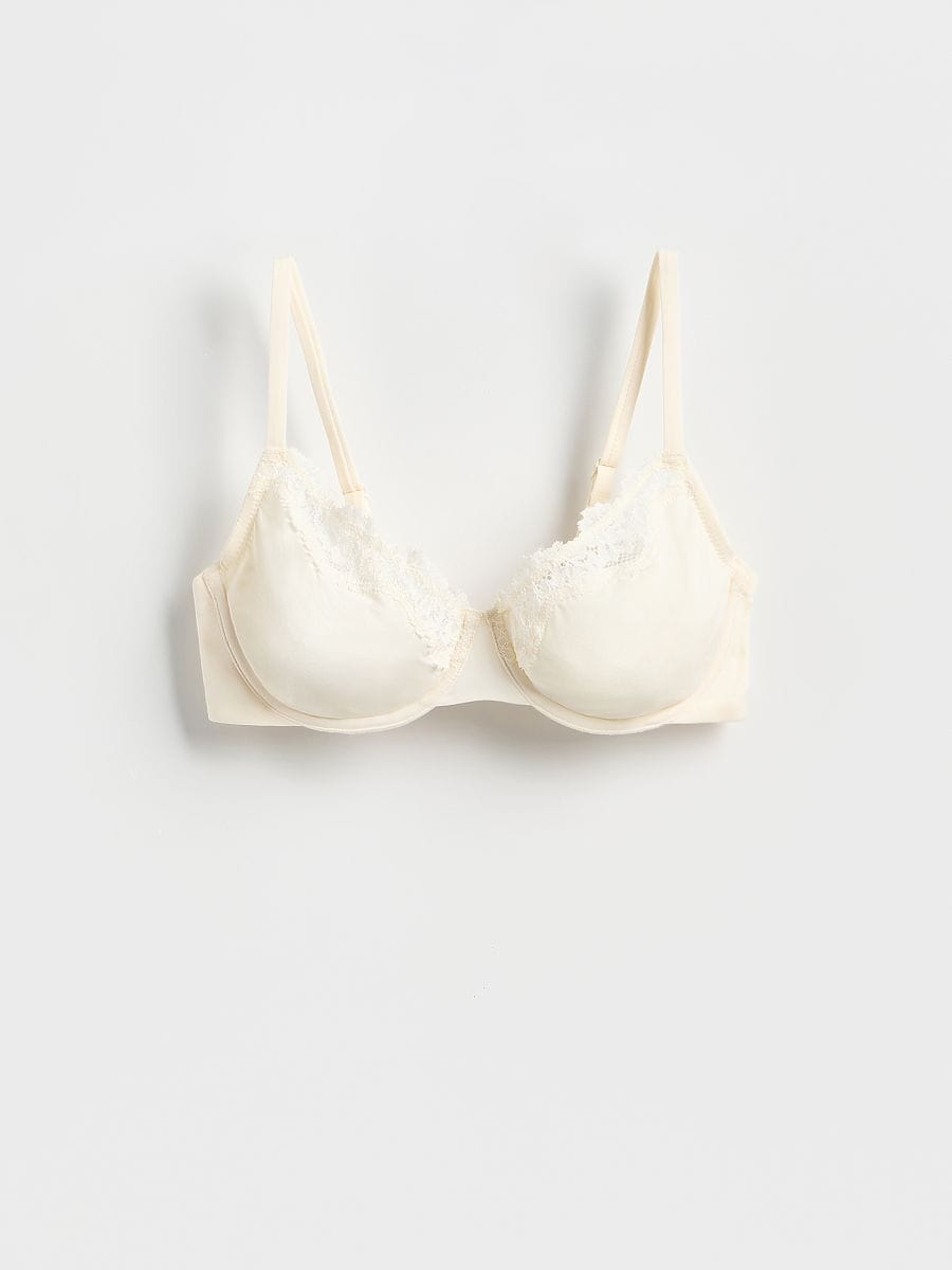 Underwired soft cup bra - nude - RESERVED - 3
