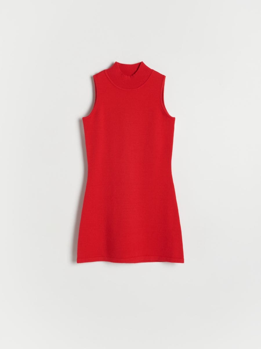 Jersey dress - red - RESERVED