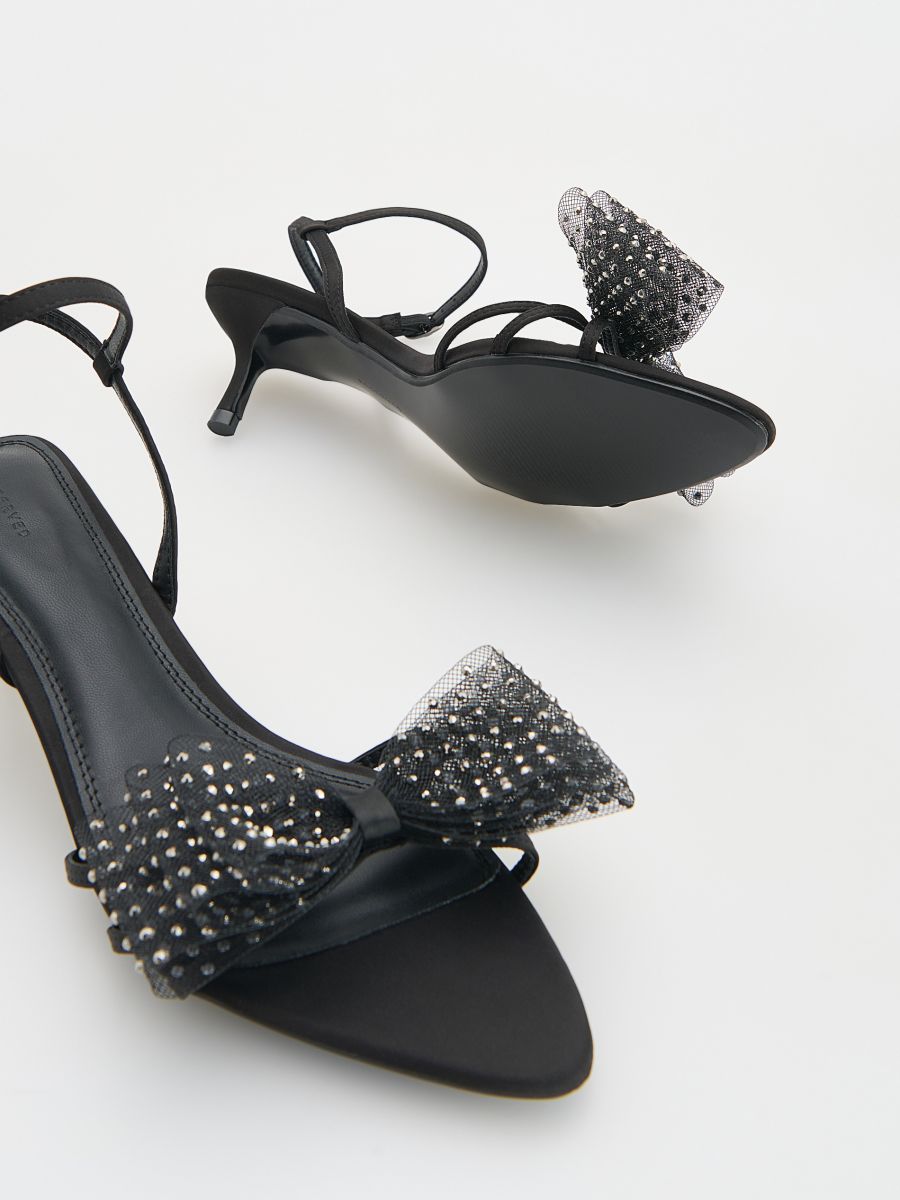 LADIES` SANDALS - black - RESERVED - 6