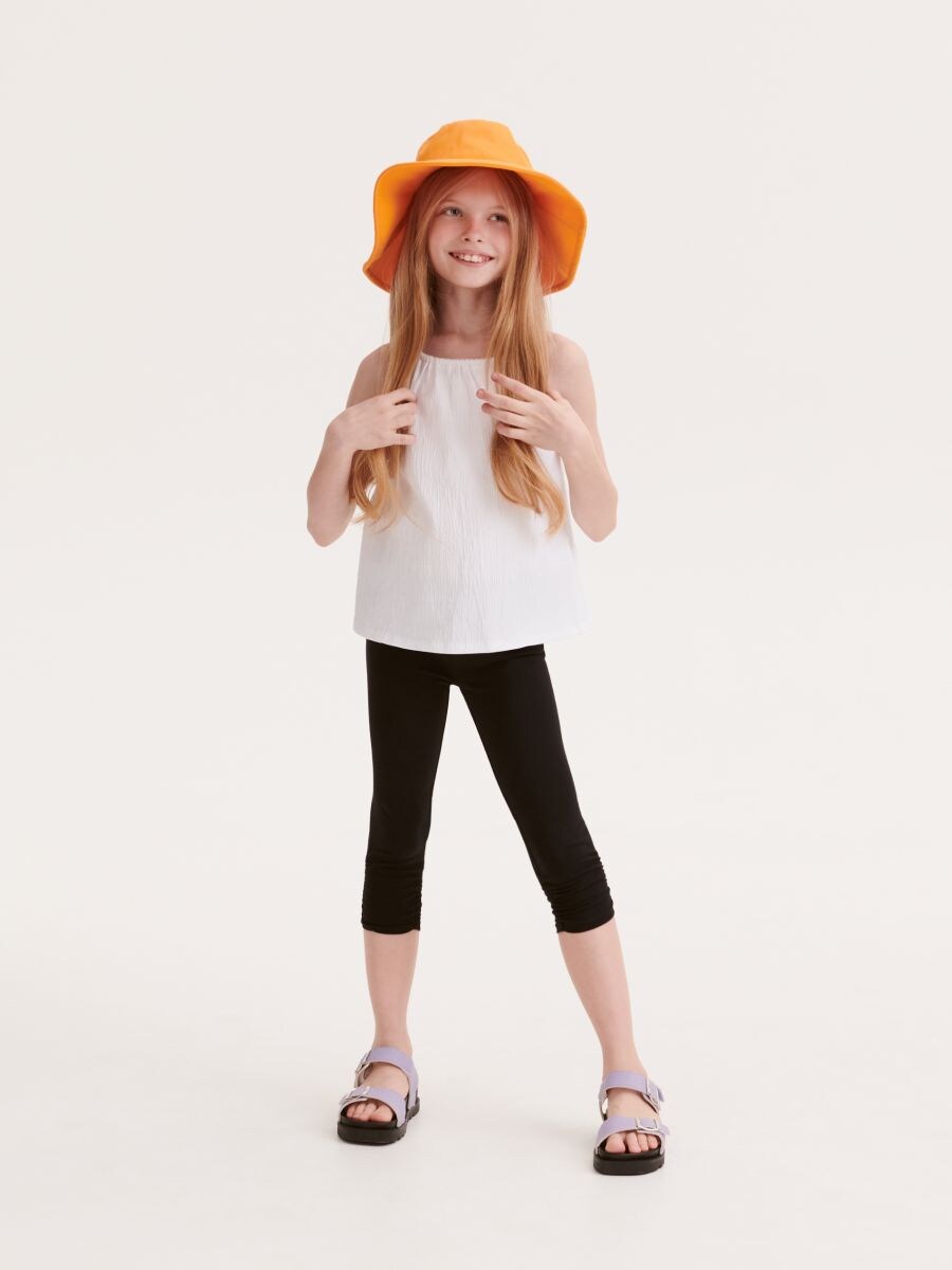 Legging met plooitjes - zwart - RESERVED - 4