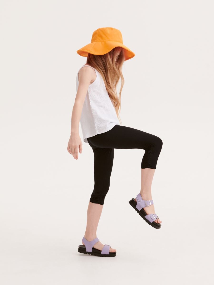 Legging met plooitjes - zwart - RESERVED - 5
