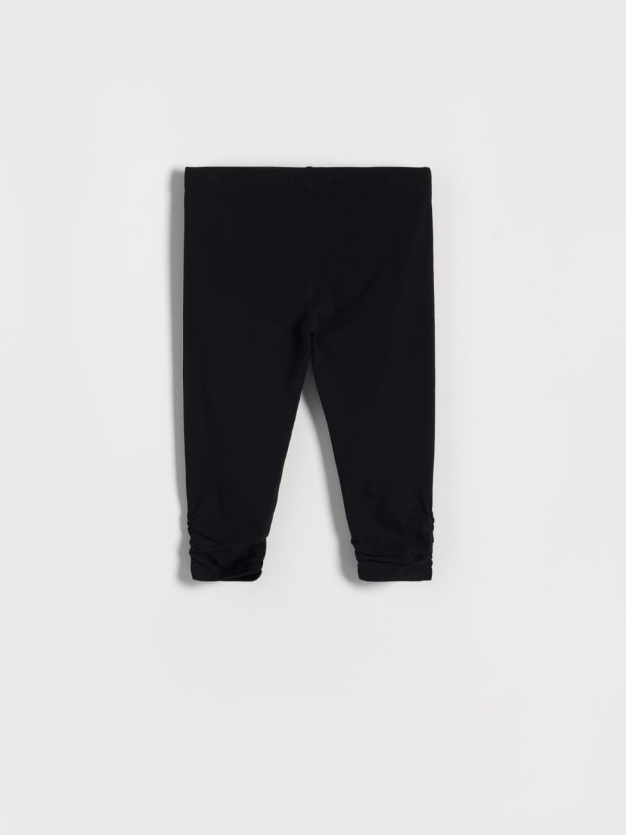 Legging met plooitjes - zwart - RESERVED - 2
