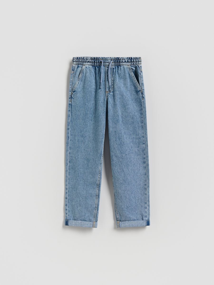 Carrot jeans - blue - RESERVED