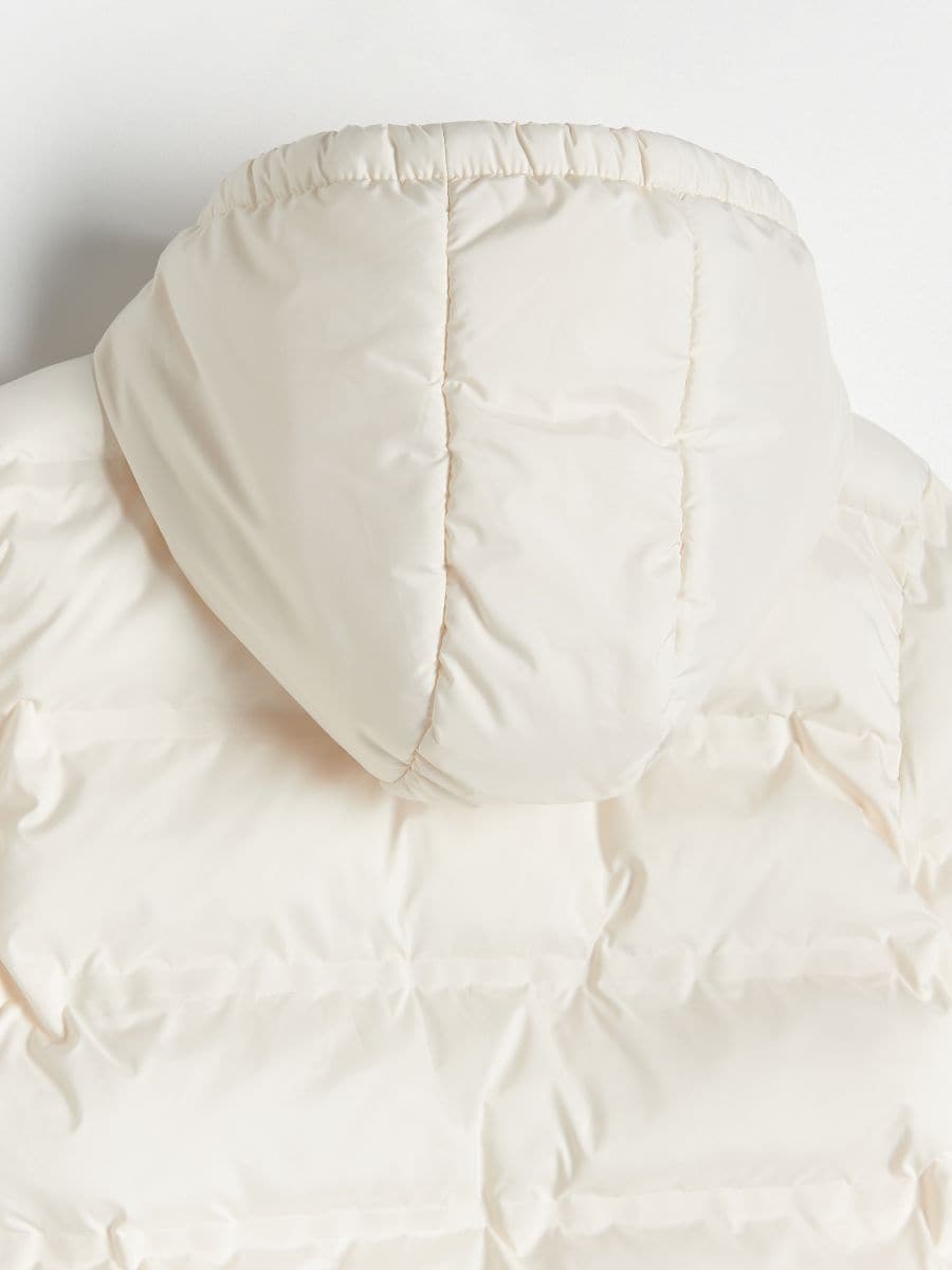 Jacke mit kontrastierenden Einsätzen - creme - RESERVED - 7