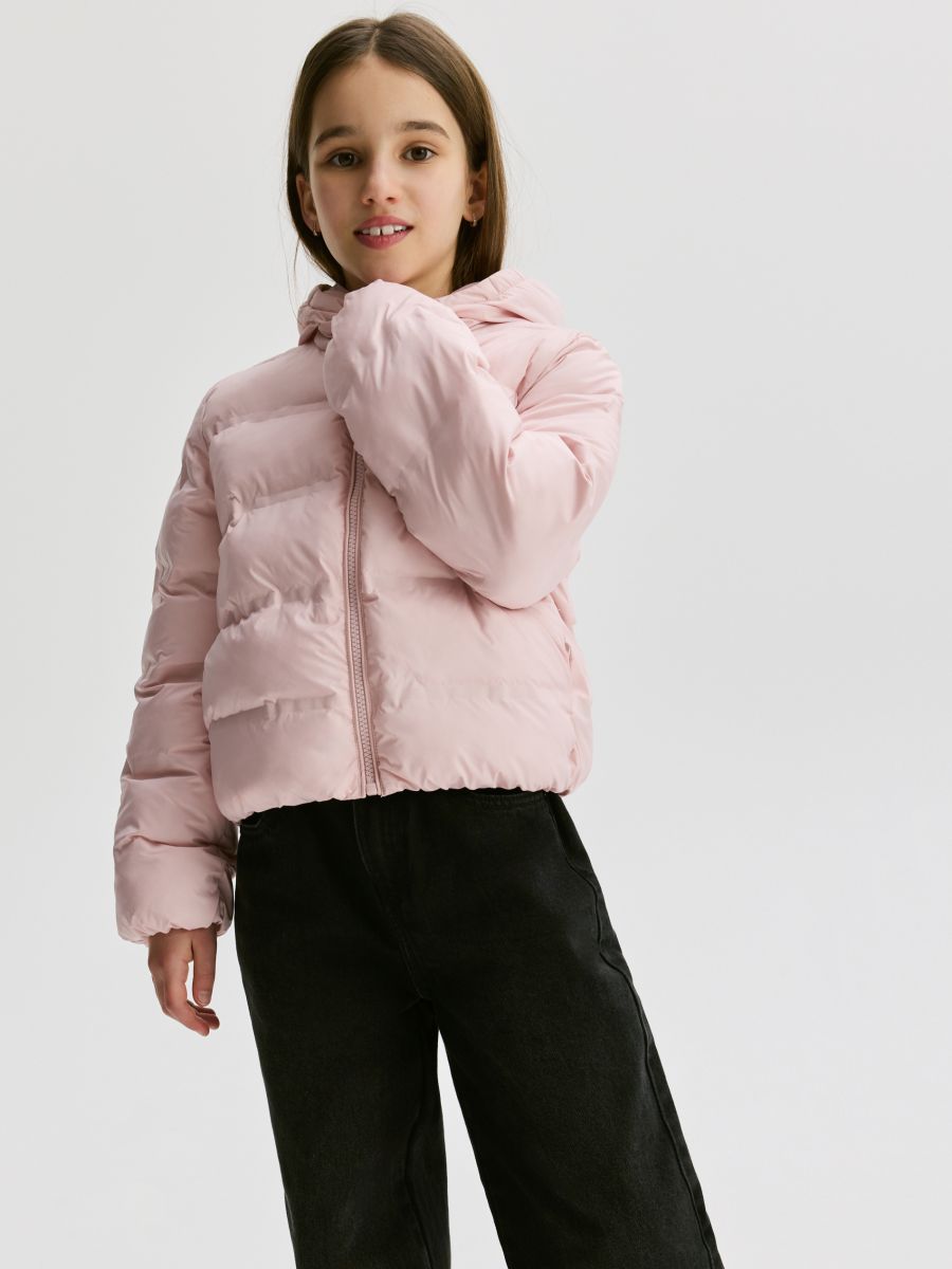Jacket with contrasting inserts - pastel pink - RESERVED - 7