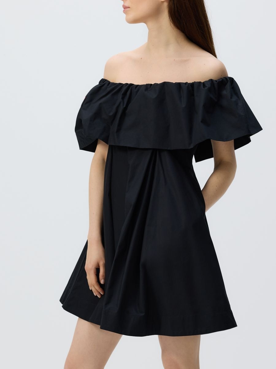 Abito con spalle scoperte - nero - RESERVED - 2