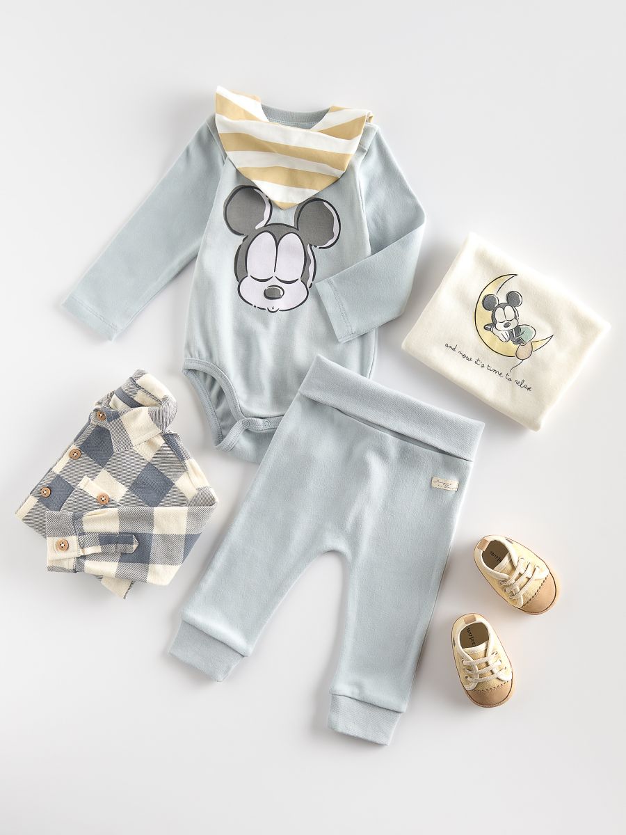 BABIES` BODY SUIT & TROUSERS - plava - RESERVED